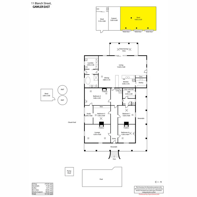 Floorplan of Homely house listing, 11 Blanch Street, Gawler East SA 5118