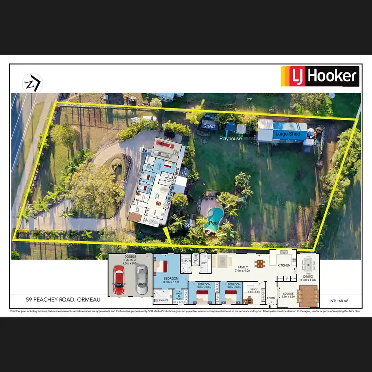 Floorplan of Homely house listing, 59 Peachey Road, Ormeau QLD 4208