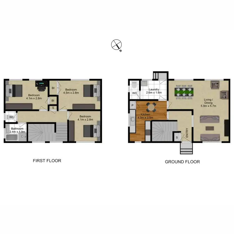 Floorplan of Homely house listing, 29 Vaughan Gardens, Narrabundah ACT 2604