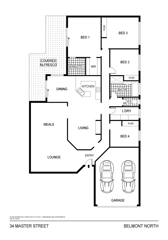 Floorplan of Homely house listing, 34 Master Street, Belmont North NSW 2280
