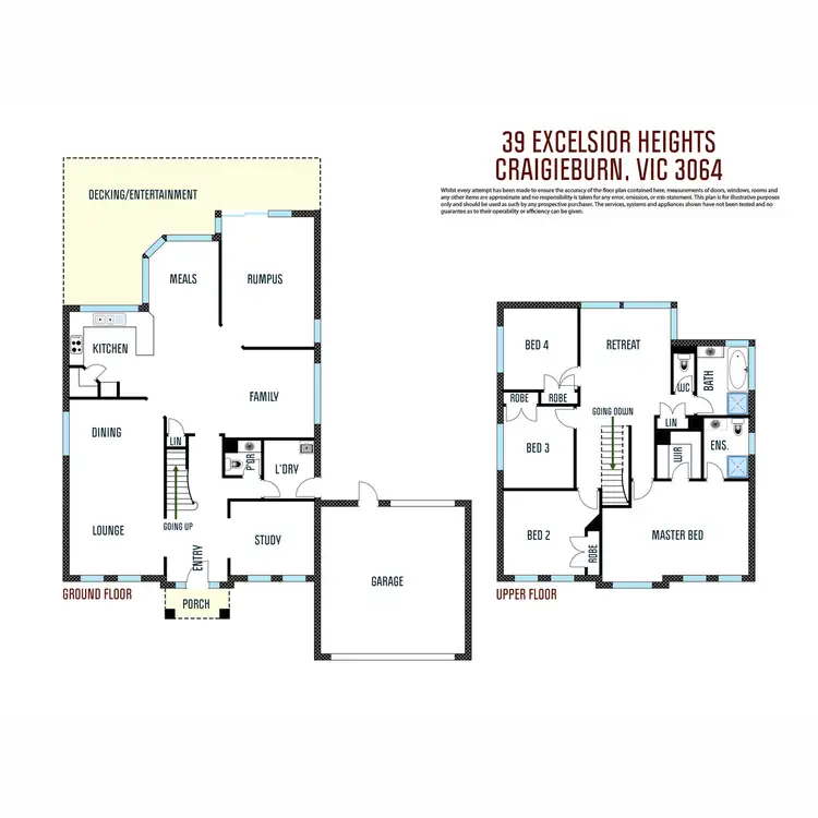 Floorplan of Homely house listing, 39 Excelsior Heights, Craigieburn VIC 3064