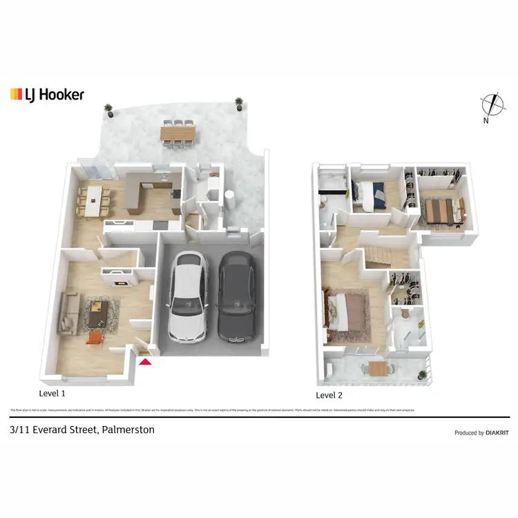 Floorplan of Homely townhouse listing, 3/11 Everard Street, Palmerston ACT 2913