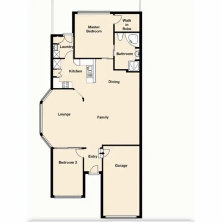 Floorplan of Homely townhouse listing, 18/40-44 Helensvale Road, Helensvale QLD 4212