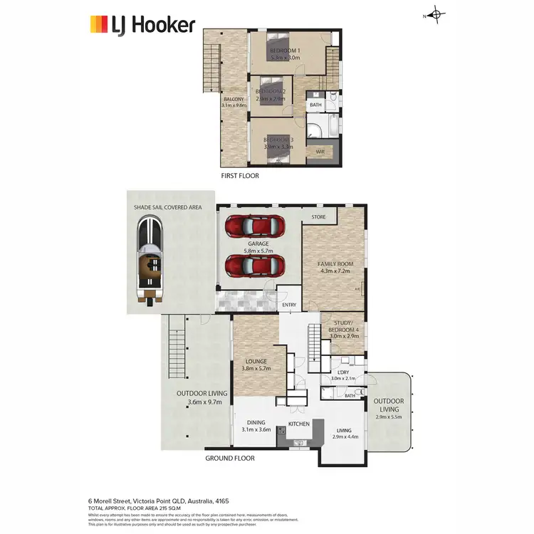 Floorplan of Homely house listing, 6 Morell Street, Victoria Point QLD 4165