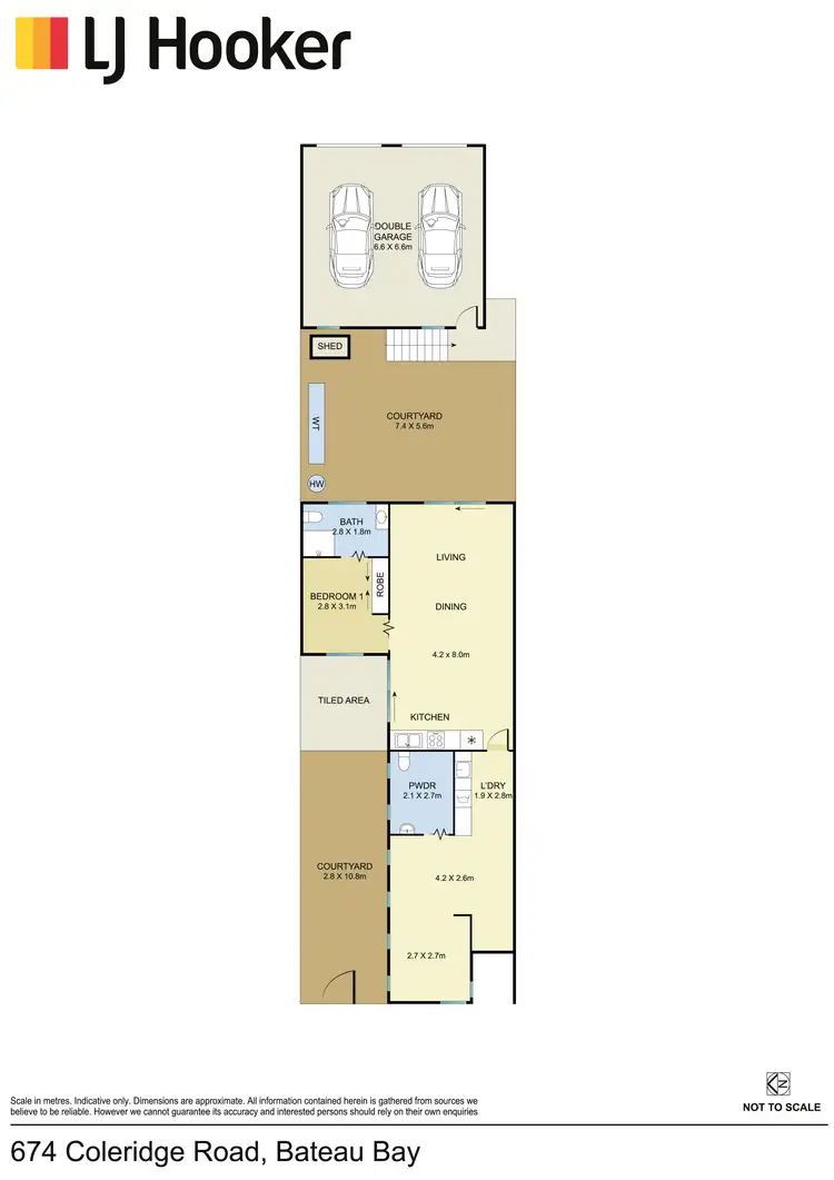 Floorplan of Homely house listing, 674 Coleridge Road, Bateau Bay NSW 2261