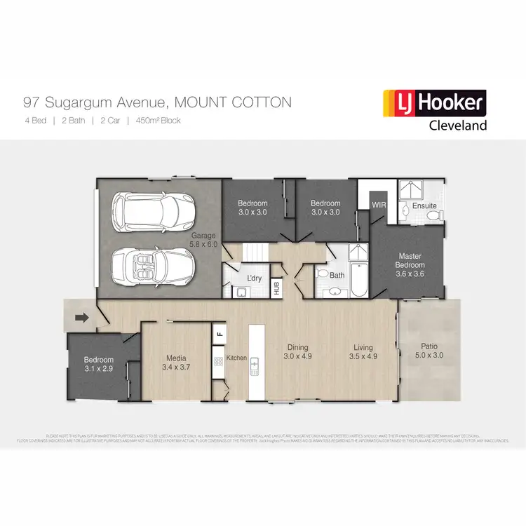 Floorplan of Homely house listing, 97 Sugargum Avenue, Mount Cotton QLD 4165