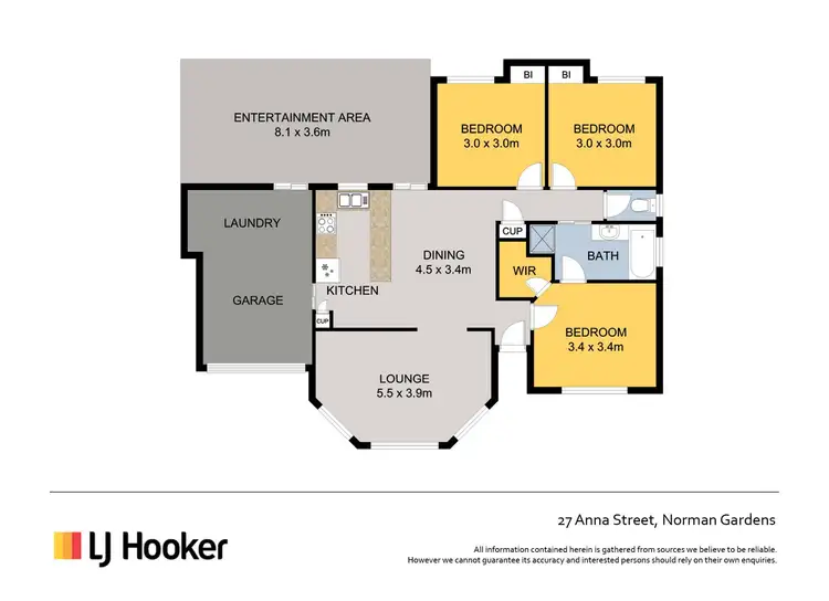 Floorplan of Homely house listing, 27 Anna Street, Norman Gardens QLD 4701