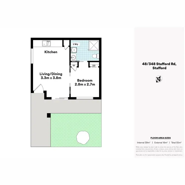 Floorplan of Homely unit listing, 48/348 Stafford Road, Stafford QLD 4053