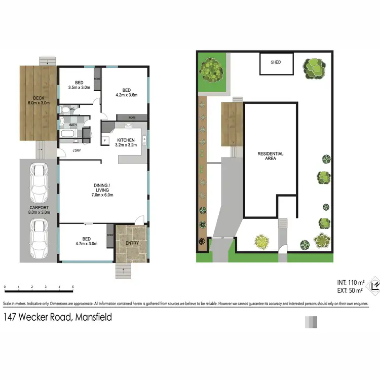 Floorplan of Homely house listing, 147 Wecker Road, Mansfield QLD 4122