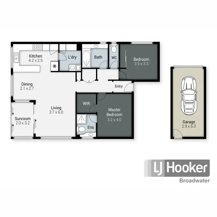 Floorplan of Homely apartment listing, 2/500 Marine Parade, Biggera Waters QLD 4216