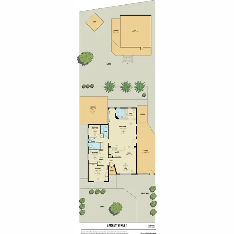 Floorplan of Homely house listing, 14 Barkey Street, Para Hills SA 5096