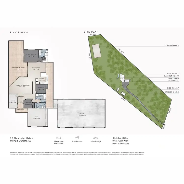 Floorplan of Homely rural property listing, 22 Memorial Drive, Upper Coomera QLD 4209