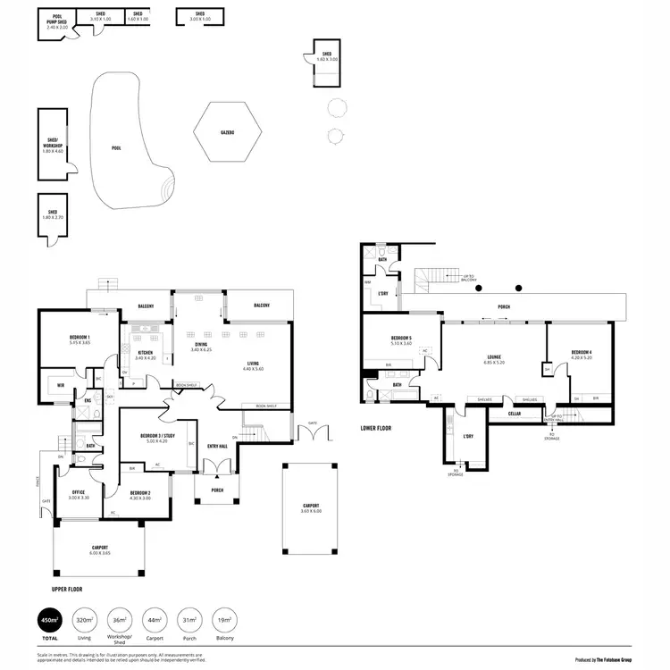 Floorplan of Homely house listing, 41 Crompton Drive, Wattle Park SA 5066