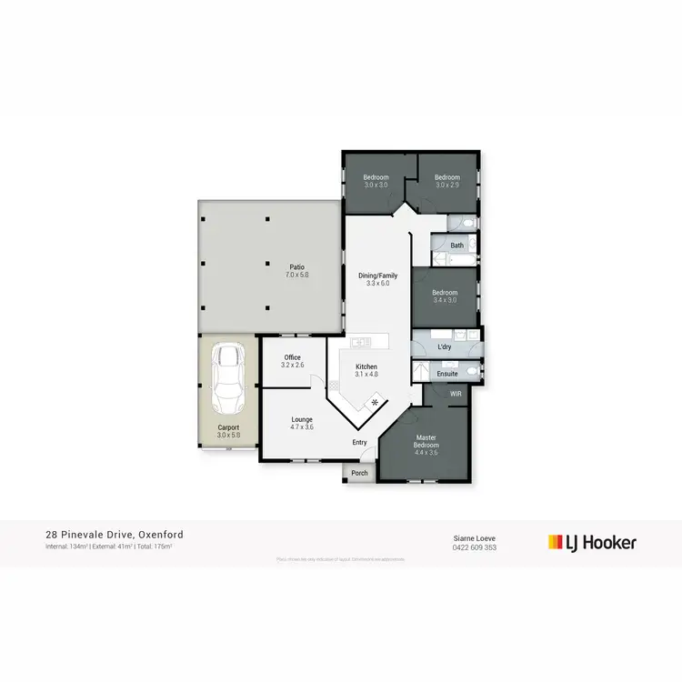 Floorplan of Homely house listing, 28 Pinevale Drive, Oxenford QLD 4210