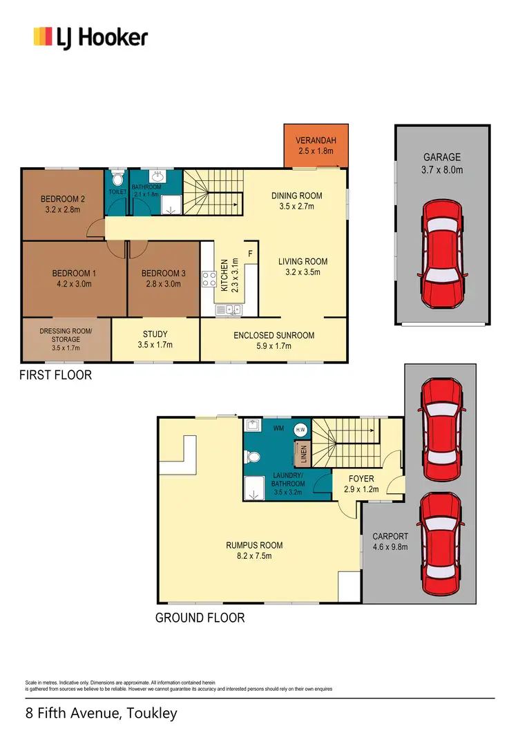 Floorplan of Homely house listing, 8 Fifth Avenue, Toukley NSW 2263
