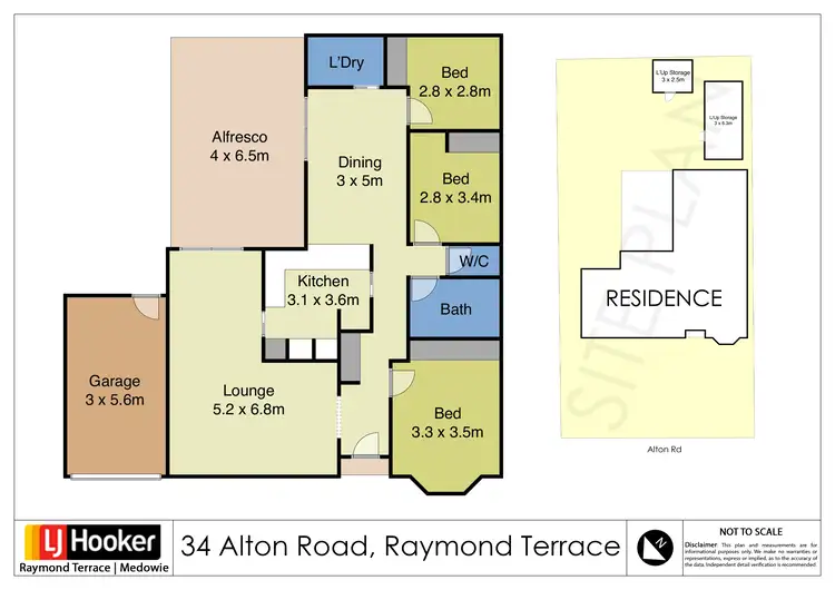 Floorplan of Homely house listing, 34 Alton Close, Raymond Terrace NSW 2324