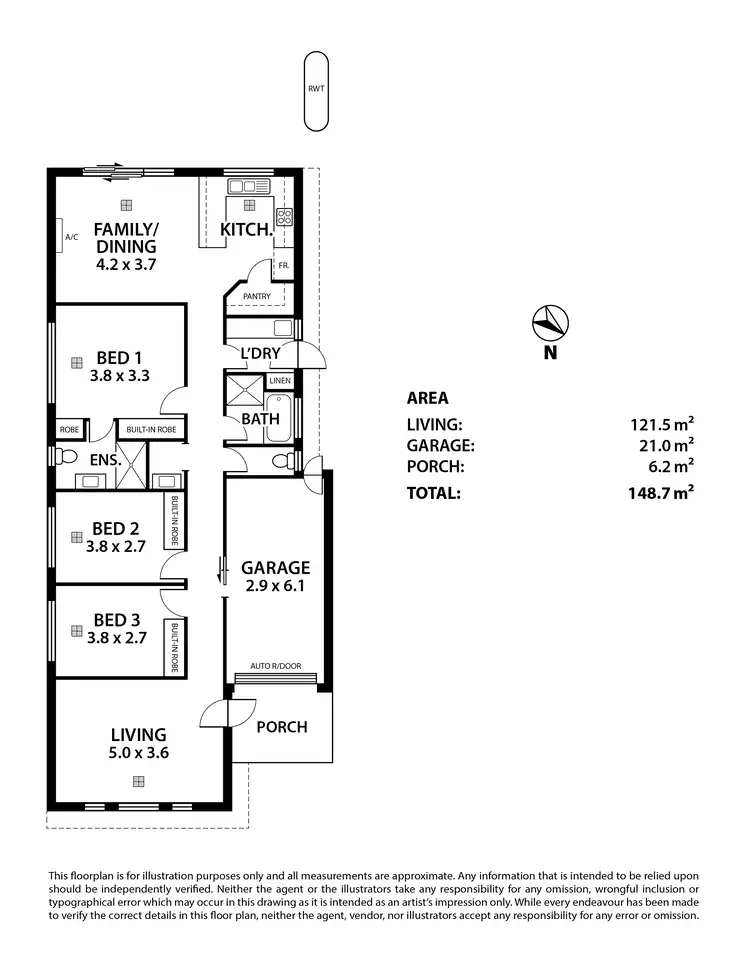 Floorplan of Homely house listing, 5/4 Kia Ora Street, Mount Barker SA 5251