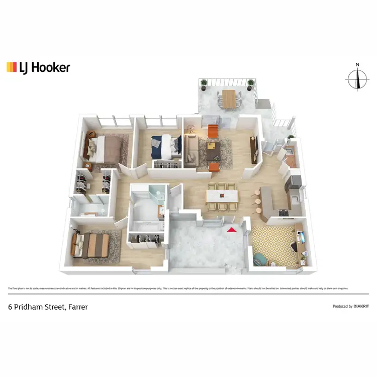 Floorplan of Homely house listing, 6 Pridham Street, Farrer ACT 2607