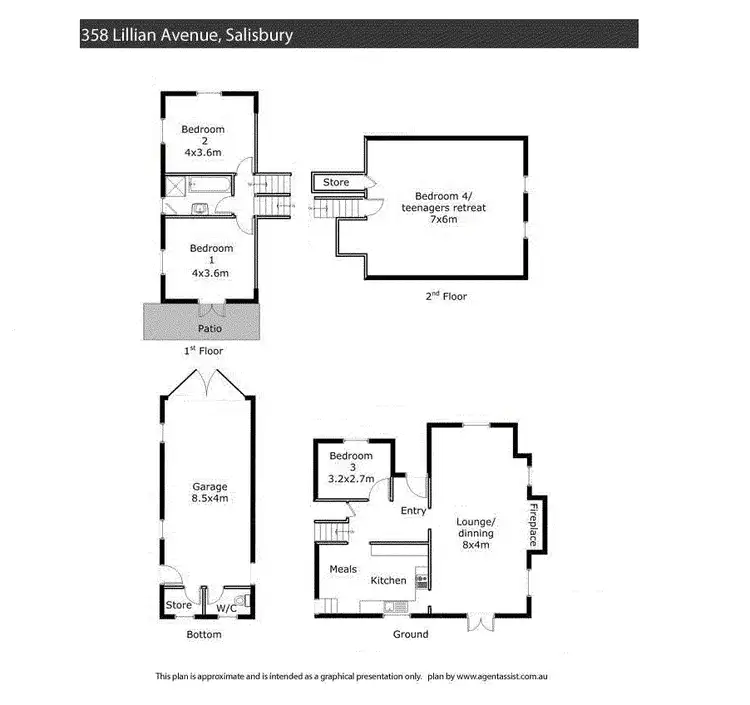 Floorplan of Homely house listing, 358 Lillian Avenue, Salisbury QLD 4107