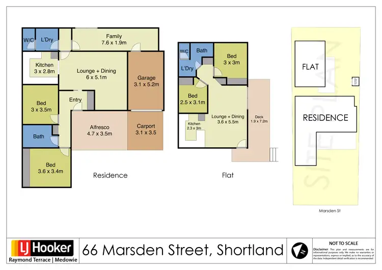 Floorplan of Homely house listing, 66 Marsden Street, Shortland NSW 2307