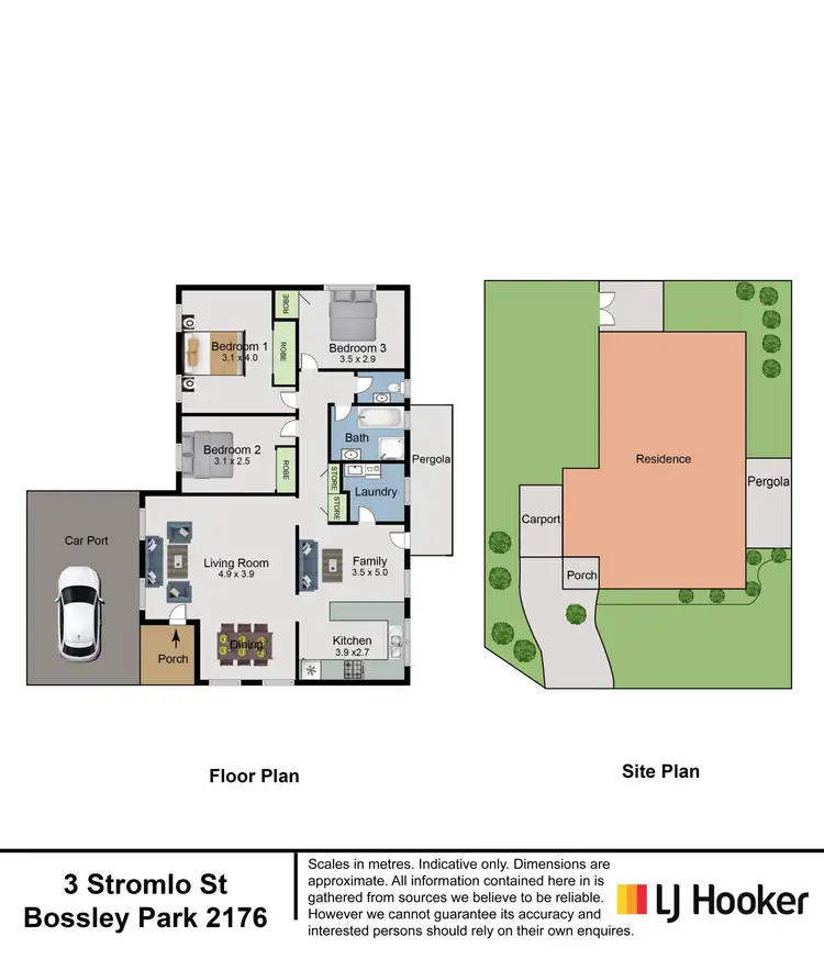 Floorplan of Homely house listing, 3 Stromlo Street, Bossley Park NSW 2176