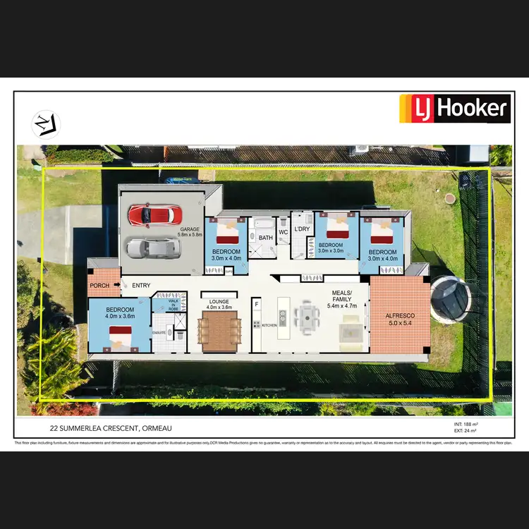 Floorplan of Homely house listing, 22 Summerlea Crescent, Ormeau QLD 4208
