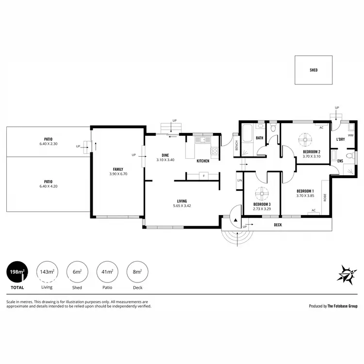 Floorplan of Homely house listing, 8 St Albans Avenue, Valley View SA 5093
