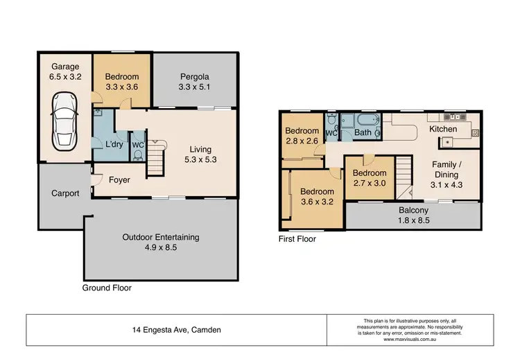 Floorplan of Homely house listing, 14 Engesta Avenue, Camden NSW 2570