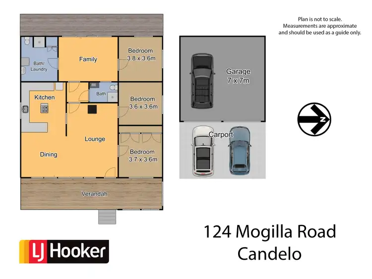 Floorplan of Homely rural property listing, 124A Mogilla Road, Candelo NSW 2550