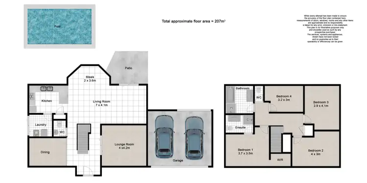Floorplan of Homely house listing, 14 Toorak Place, Forest Lake QLD 4078