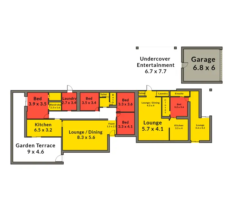 Floorplan of Homely rural property listing, 213 Six Mile Road, Eagleton NSW 2324