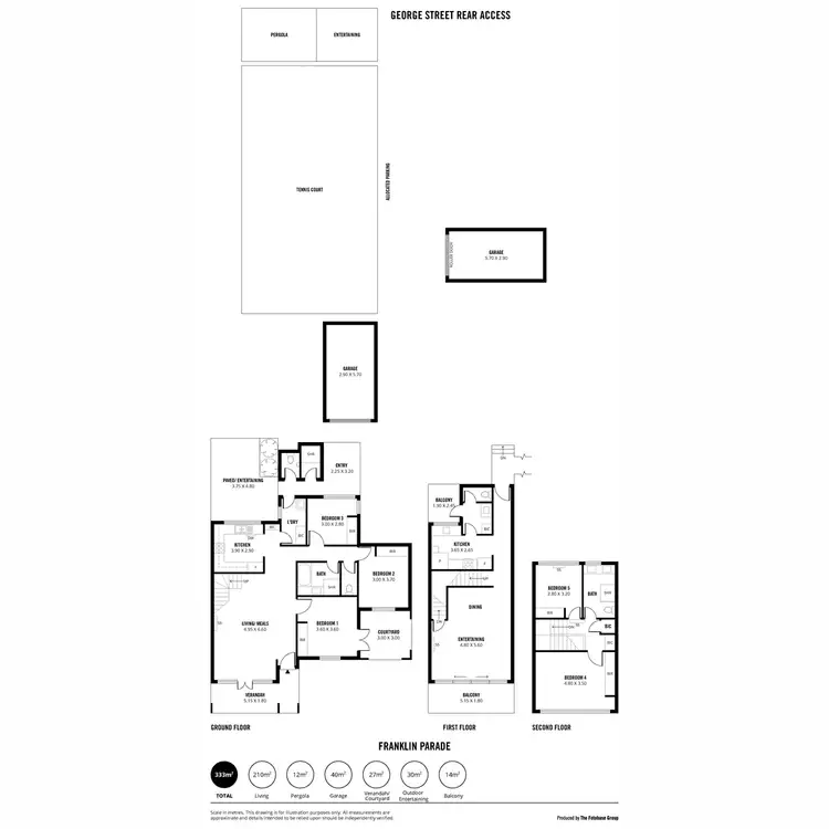 Floorplan of Homely townhouse listing, 2/47 Franklin Parade, Encounter Bay SA 5211