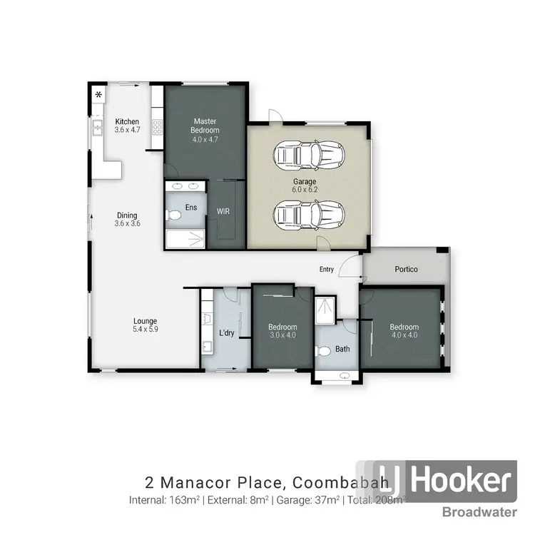 Floorplan of Homely house listing, 2 Manacor Place, Coombabah QLD 4216