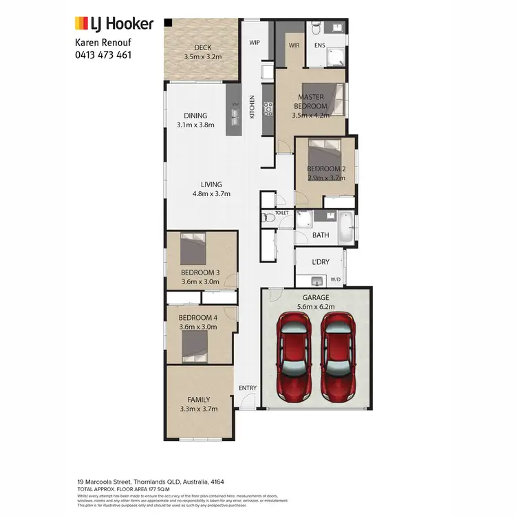 Floorplan of Homely house listing, 19 Marcoola Street, Thornlands QLD 4164