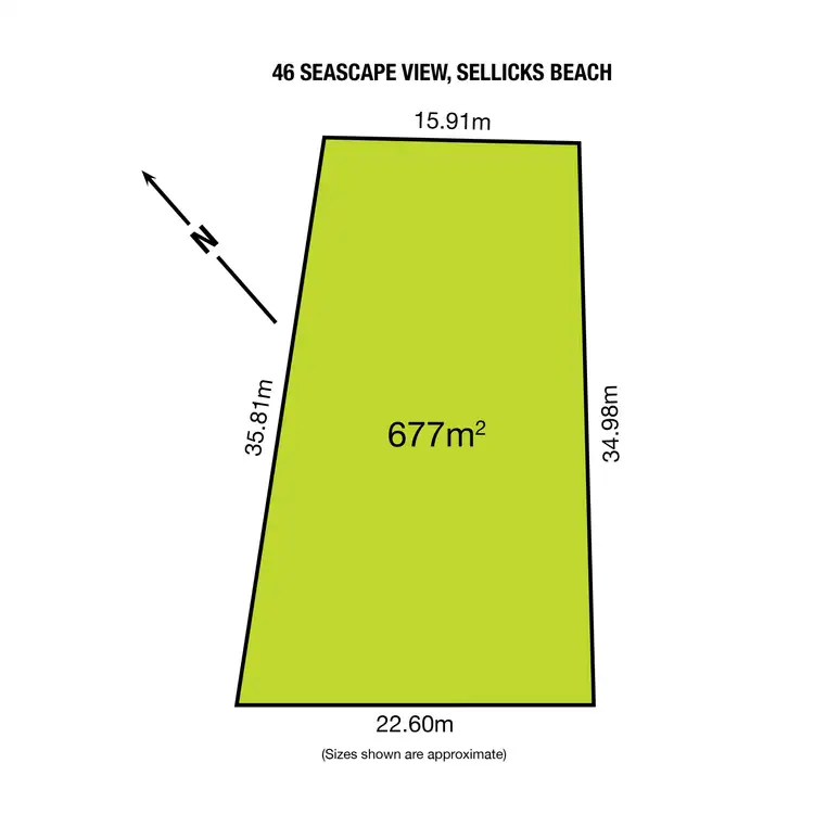 Floorplan of Homely land listing, 46 Seascape View, Sellicks Beach SA 5174