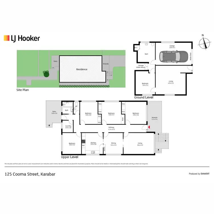 Floorplan of Homely house listing, 125 Cooma Street, Karabar NSW 2620