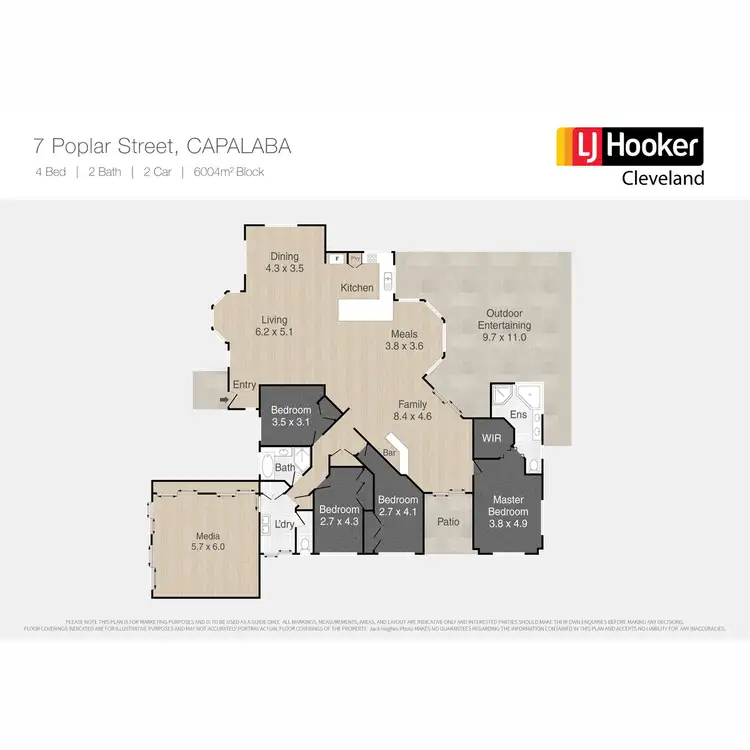 Floorplan of Homely house listing, 7 Poplar Street, Capalaba QLD 4157