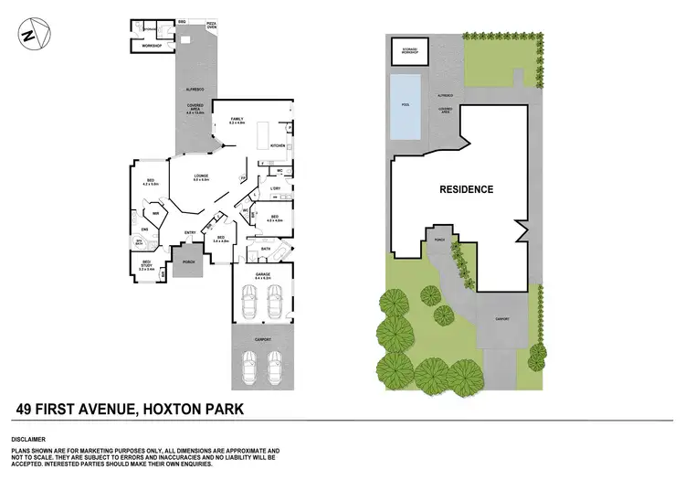 Floorplan of Homely house listing, 49 First Avenue, Hoxton Park NSW 2171