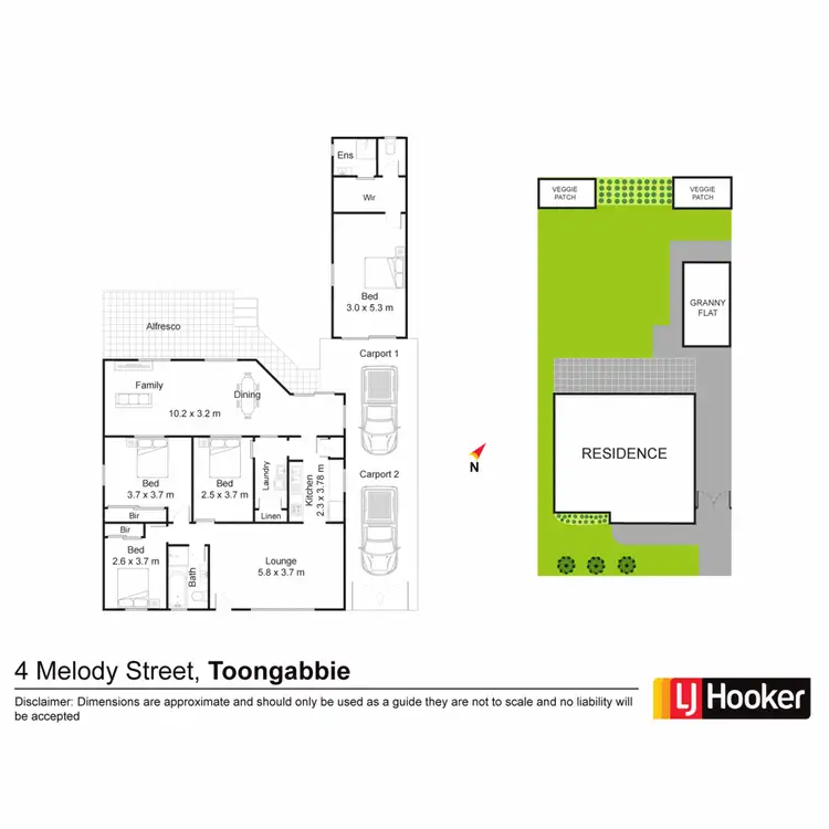 Floorplan of Homely house listing, 4 Melody Street, Toongabbie NSW 2146