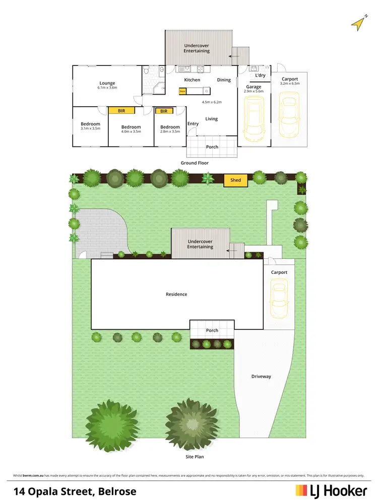 Floorplan of Homely house listing, 14 Opala Street, Belrose NSW 2085