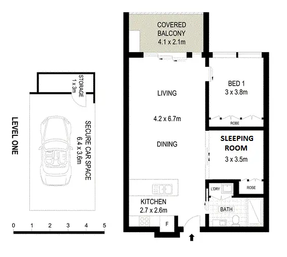 Floorplan of Homely unit listing, 412/40 Shoreline Drive, Rhodes NSW 2138
