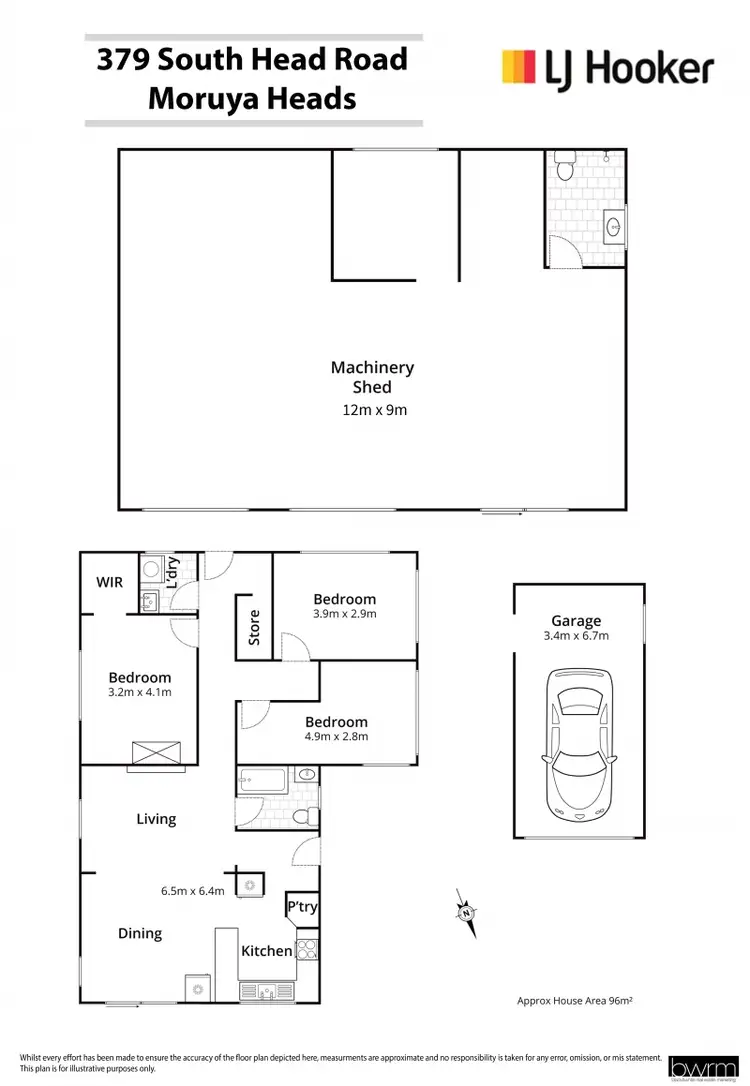 Floorplan of Homely house listing, 379 South Head Road, Moruya Heads NSW 2537
