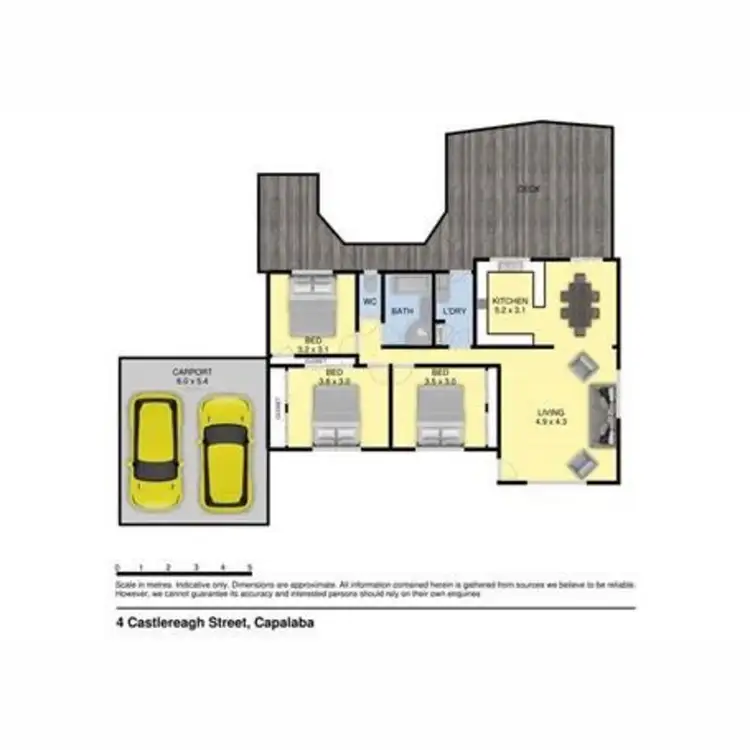 Floorplan of Homely house listing, 4 Castlereagh Street, Capalaba QLD 4157
