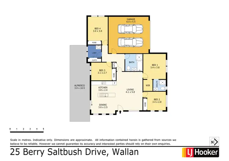 Floorplan of Homely house listing, 25 Berry Saltbush Drive, Wallan VIC 3756