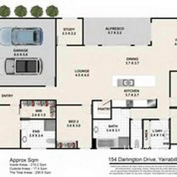 Floorplan of Homely house listing, 154 Darlington Drive, Yarrabilba QLD 4207