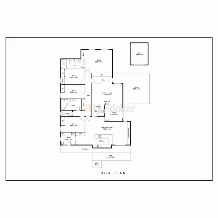 Floorplan of Homely house listing, 31 Saunders Street, Collie WA 6225