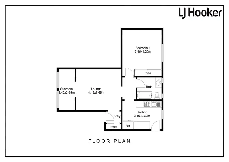 Floorplan of Homely apartment listing, 15/40-42 Ramsgate Avenue, Bondi Beach NSW 2026
