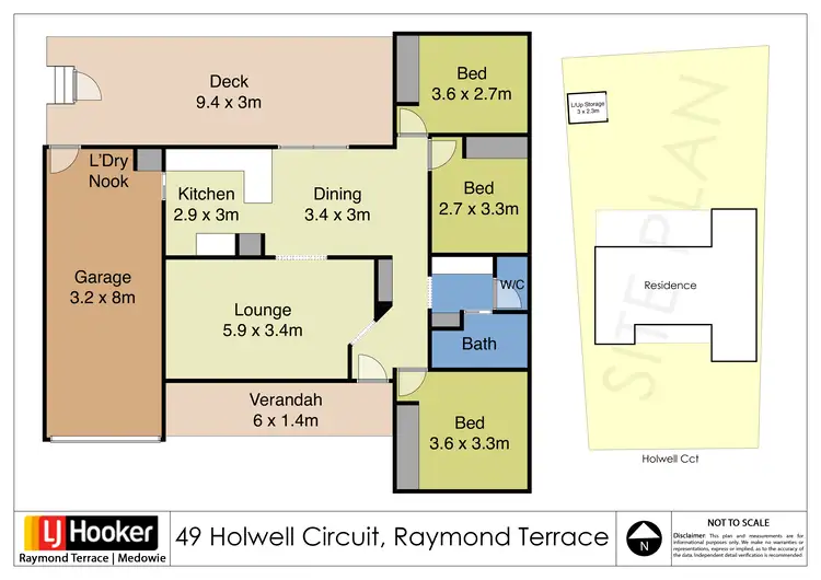 Floorplan of Homely house listing, 49 Holwell Circuit, Raymond Terrace NSW 2324