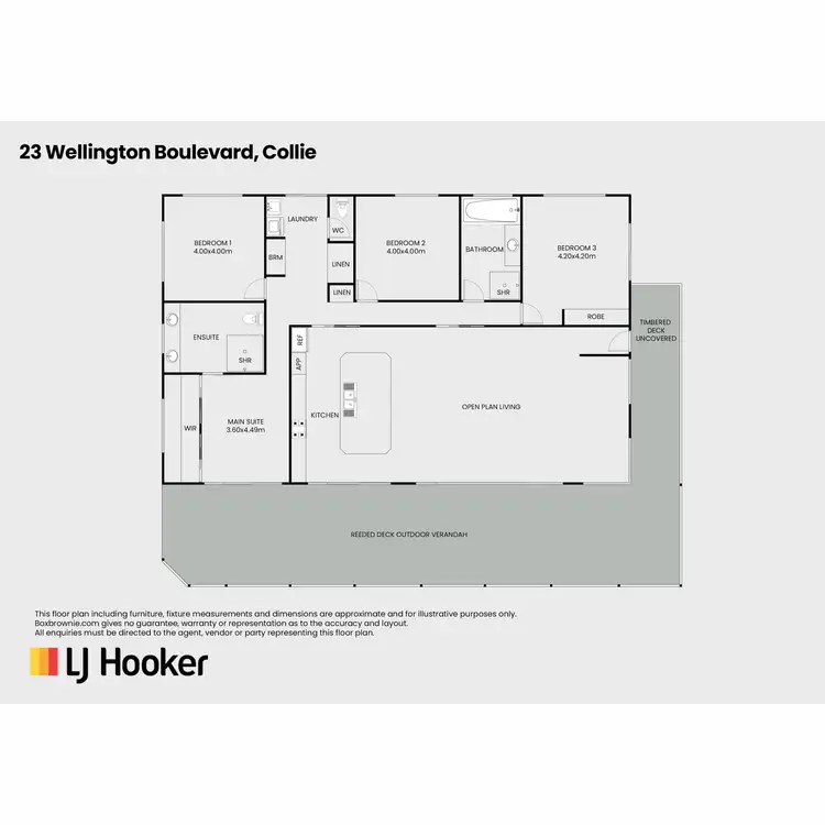 Floorplan of Homely house listing, 23 Wellington Boulevard, Collie WA 6225