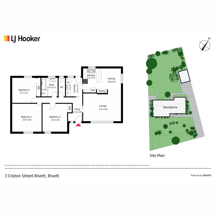 Floorplan of Homely house listing, 3 Croton Street, Rivett ACT 2611